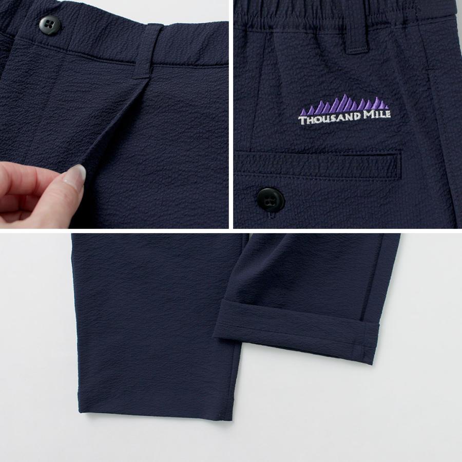 THOUSAND MILE（サウザンドマイル） イージー タック トラウザー シアサッカー 2025年モデル / メンズ ボトムス イージーパンツ ウエストゴム | THOUSAND MILE | 17