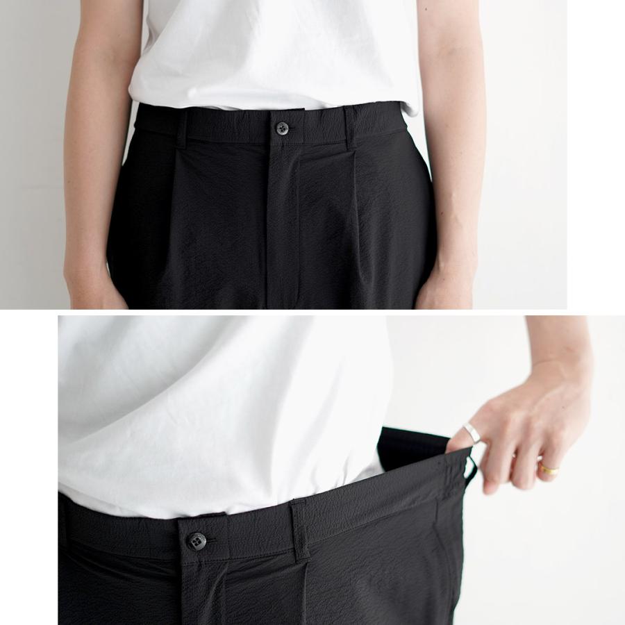 THOUSAND MILE（サウザンドマイル） イージー タック トラウザー シアサッカー 2025年モデル / メンズ ボトムス イージーパンツ ウエストゴム | THOUSAND MILE | 10