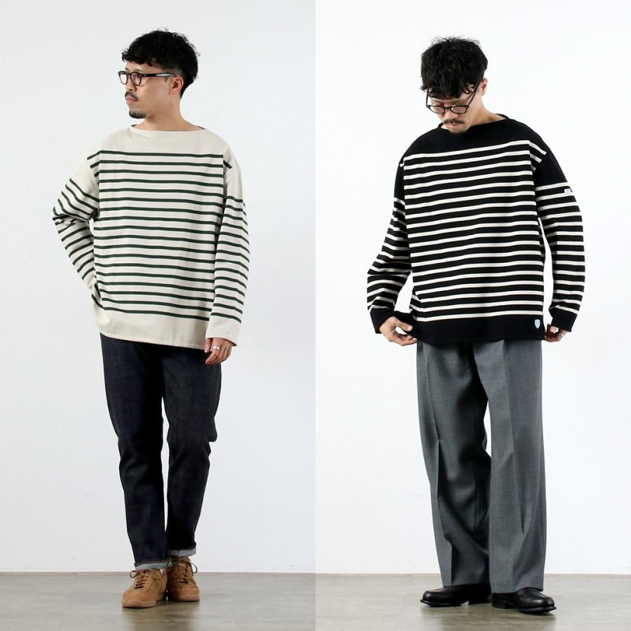 ORCIVAL（オーシバル） リラックスフィット ボートネック ロングスリーブ プルオーバー 2025年モデル / メンズ ロンT バスクシャツ 長袖 | ORCIVAL | 08