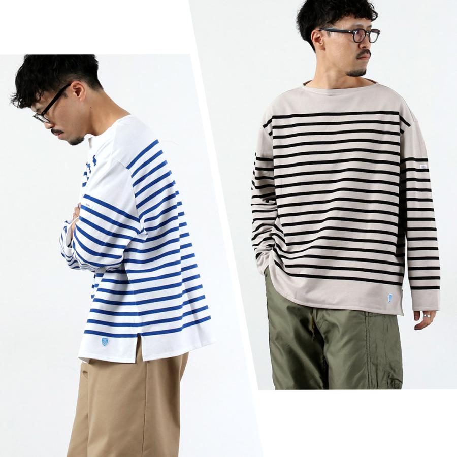 ORCIVAL（オーシバル） リラックスフィット ボートネック ロングスリーブ プルオーバー 2025年モデル / メンズ ロンT バスクシャツ 長袖 | ORCIVAL | 11