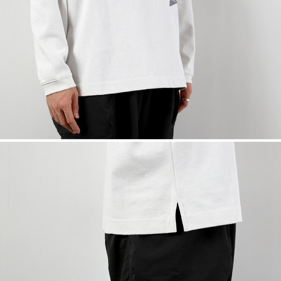 AND WANDER（アンドワンダー） ヘビーコットン ポケット ロングスリーブTシャツ 2025年モデル / トップス 長袖 ロンT カラビナ付き | and wander | 14