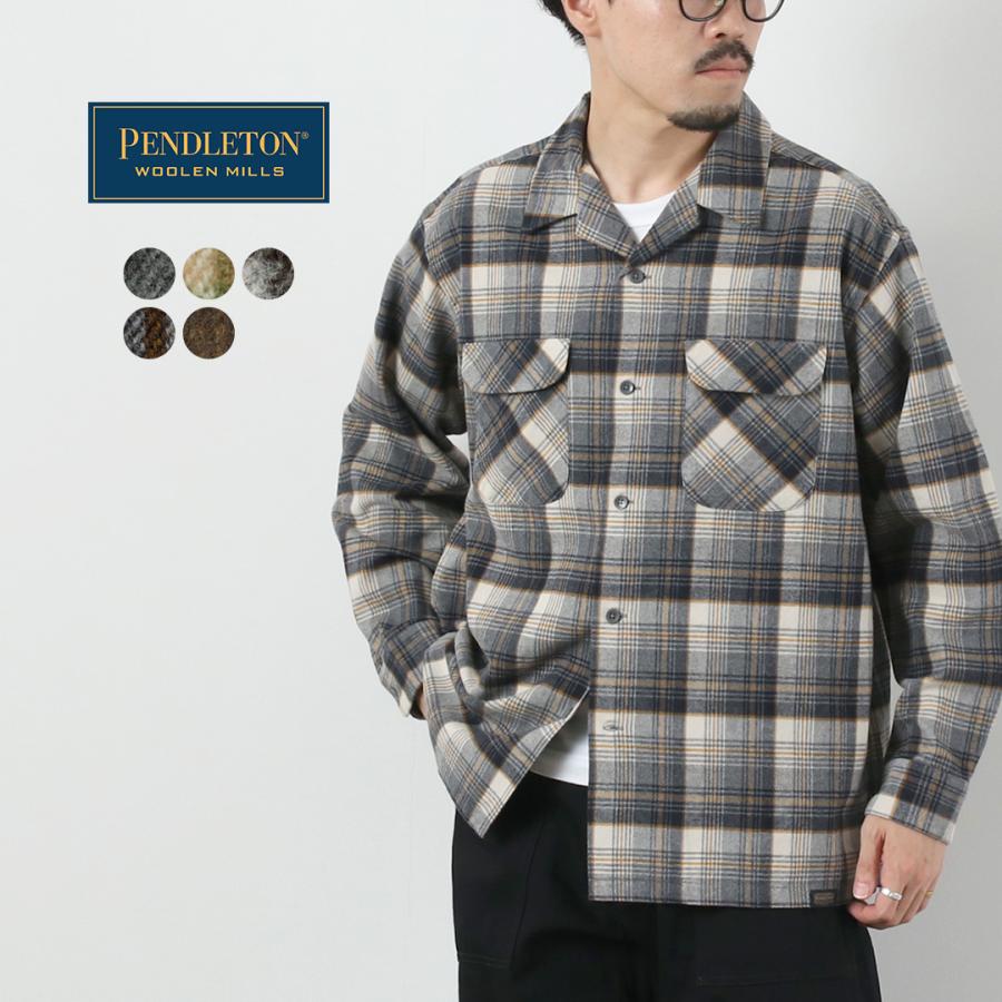 PENDLETON（ペンドルトン） オープンカラーシャツ 2025年モデル / トップス メンズ 長袖 チェック 柄シャツ コットン | PENDLETON