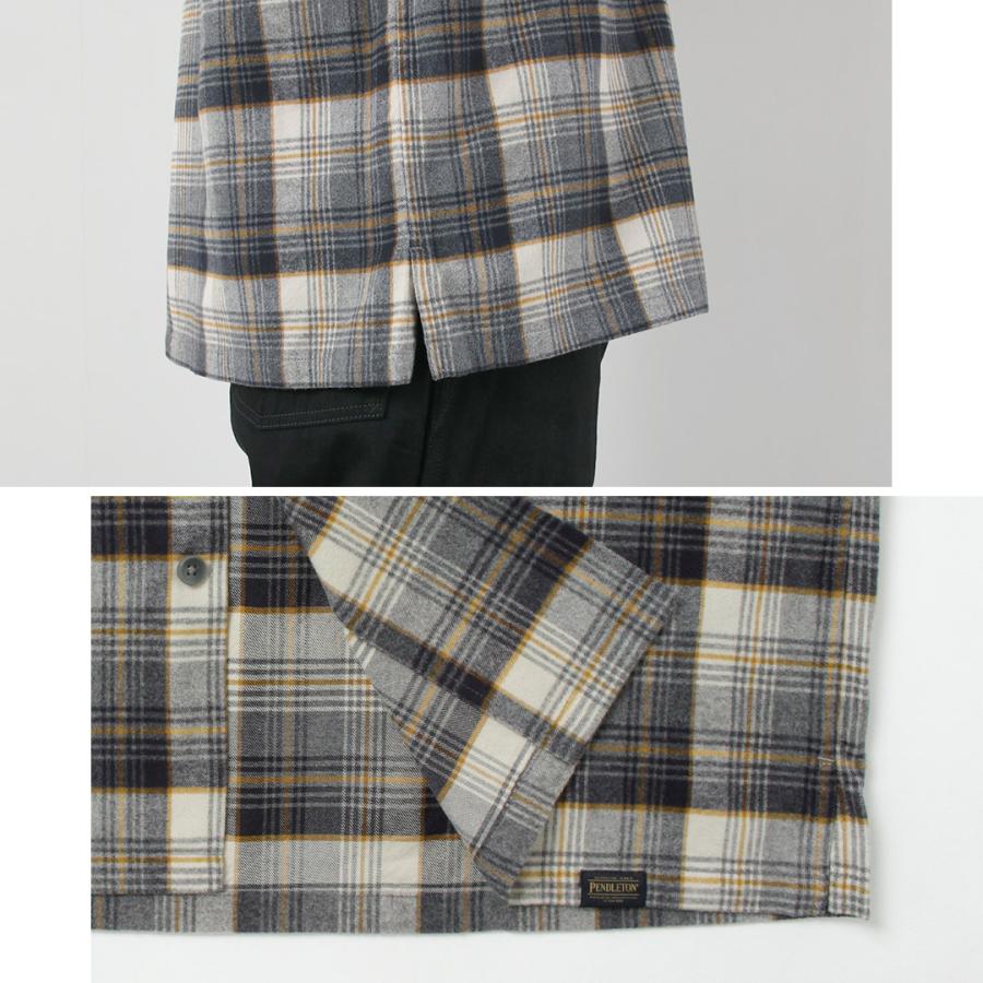 PENDLETON（ペンドルトン） オープンカラーシャツ 2025年モデル / トップス メンズ 長袖 チェック 柄シャツ コットン | PENDLETON | 15