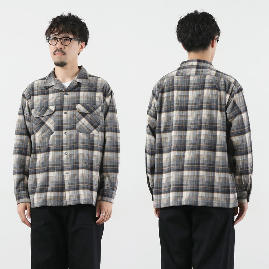PENDLETON（ペンドルトン） オープンカラーシャツ 2025年モデル / トップス メンズ 長袖 チェック 柄シャツ コットン | PENDLETON | 16