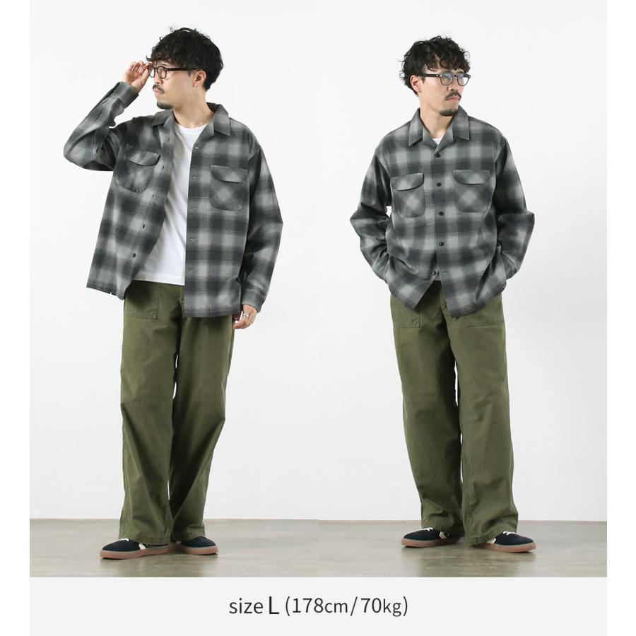 PENDLETON（ペンドルトン） オープンカラーシャツ 2025年モデル / トップス メンズ 長袖 チェック 柄シャツ コットン | PENDLETON | 08