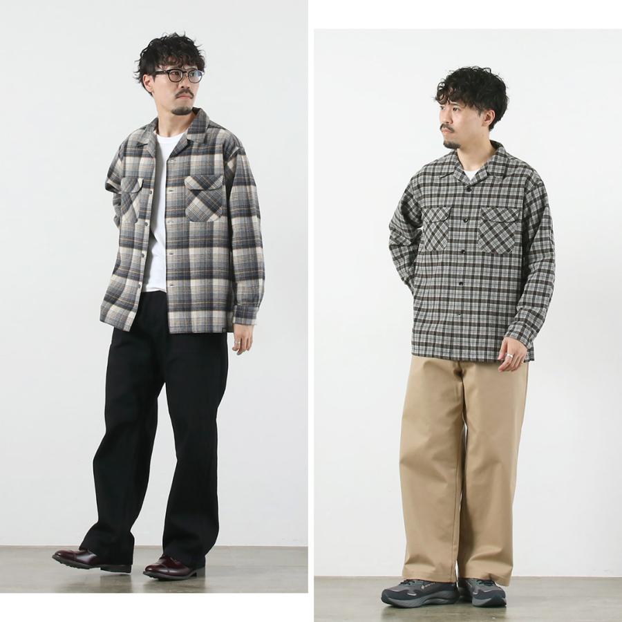 PENDLETON（ペンドルトン） オープンカラーシャツ 2025年モデル / トップス メンズ 長袖 チェック 柄シャツ コットン | PENDLETON | 09