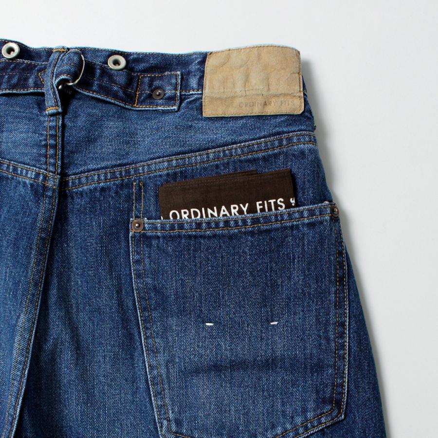 ORDINARY FITS（オーディナリーフィッツ） ワイドデニム ユーズド 2025年モデル / セルビッジデニム テーパード インディゴ 日本製 メンズ | Ordinary fits | 09