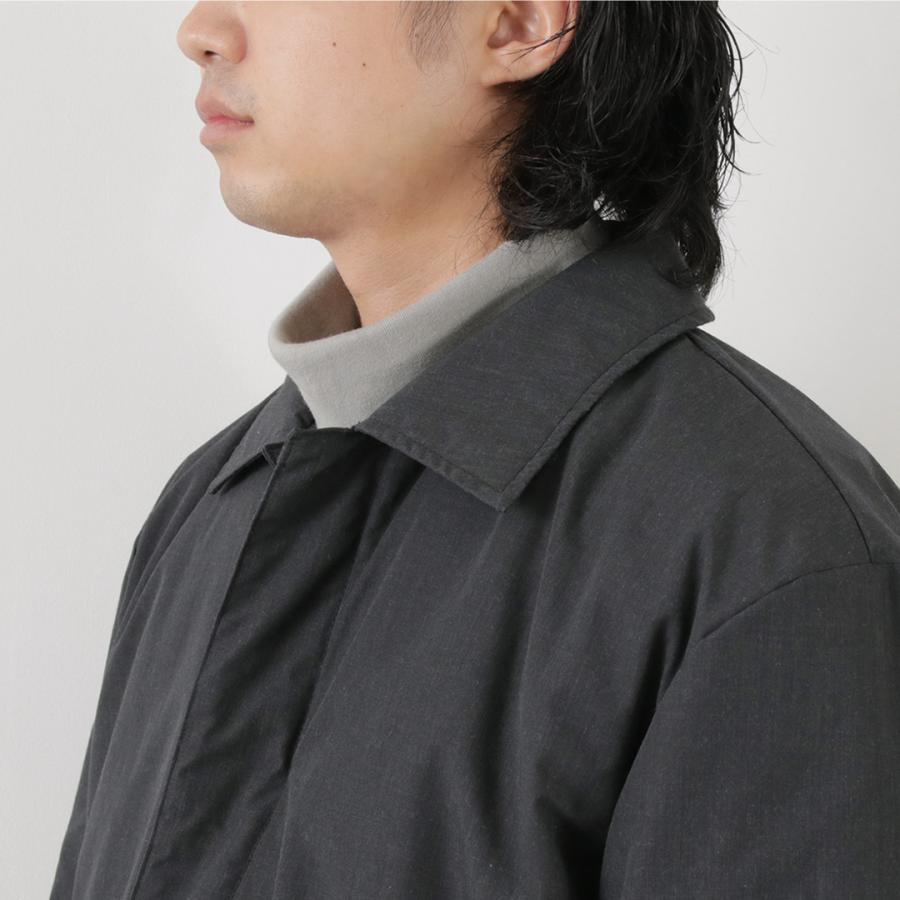 NANGA（ナンガ） 別注 HINOC ヒノック ダウンステンカラーコート 2025年モデル / メンズ アウター ビジネス フォーマル バルカラー ロング | NANGA | 11