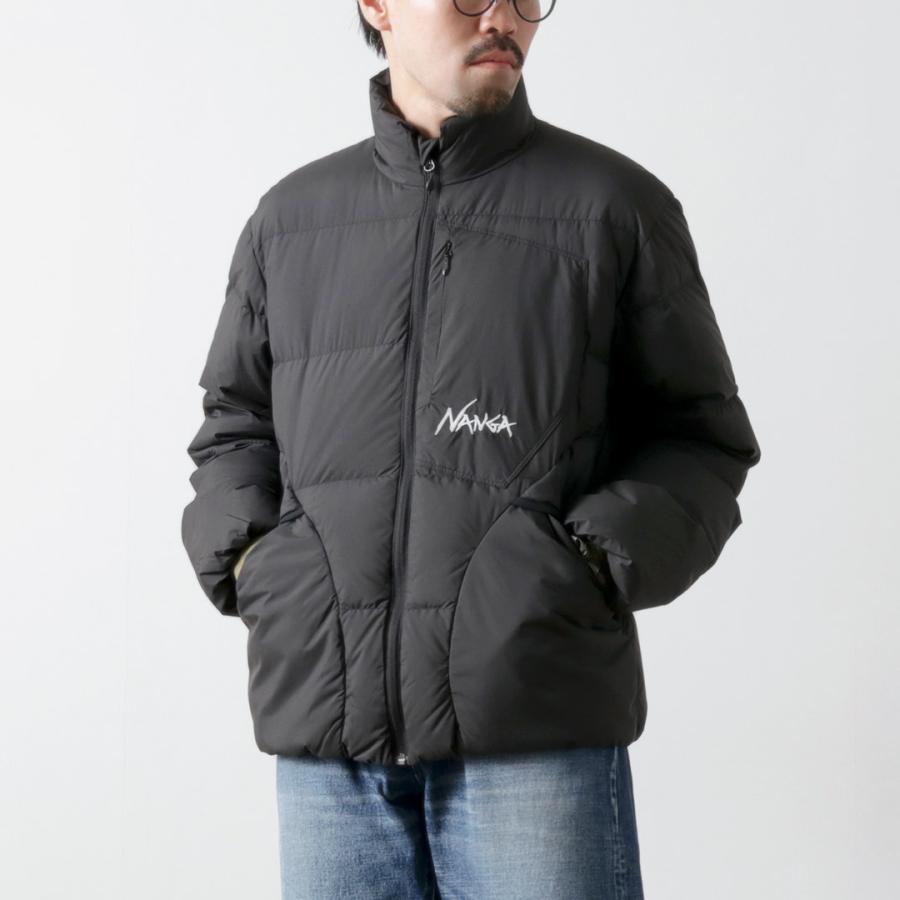 ナンガ マゼノリッジ ダウンジャケット アウター スタンドカラー ブラック XL NANGA（ナンガ） マゼノリッジ ジャケット 2024年モデル / メンズ