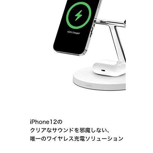 Belkin ワイヤレス 充電器 MagSafe認証品 iPhone 12 / mini/Pro/Pro 