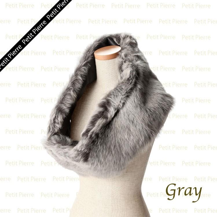 カールドノヒュー 英国製 羊革 ムートンファー マフラー シュラッグ 定