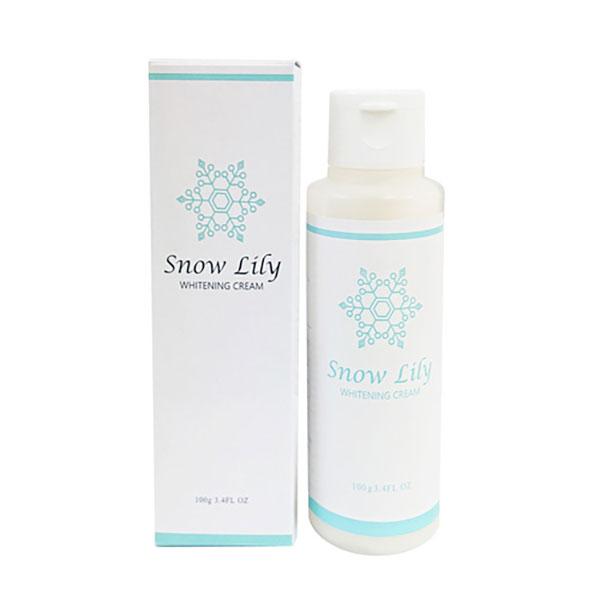 Snow Lily（スノウリリー）美白クリーム 100ml×5本セット 医薬部外品 無添加 美白 ホワイトニング トラネキサム酸 シミ くすみ 毛穴 キメ 高保湿 美白 トラネキサム酸 高保湿