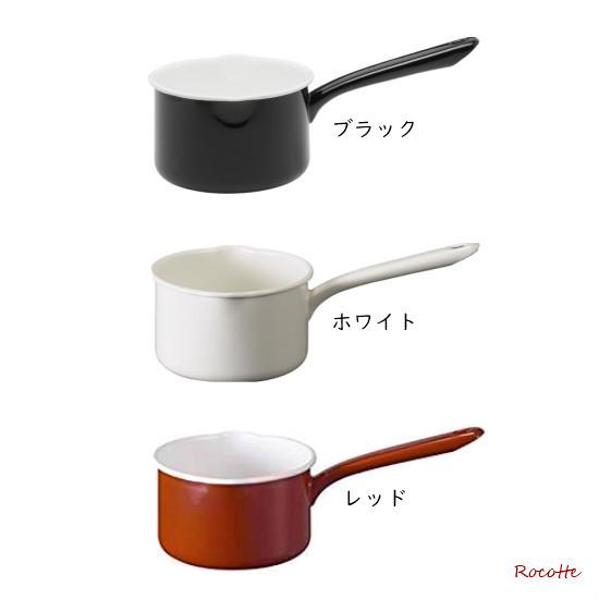 月兎印 ミルクパン 片手鍋 14cm ih 野田琺瑯 日本製 ホーロー 小さい