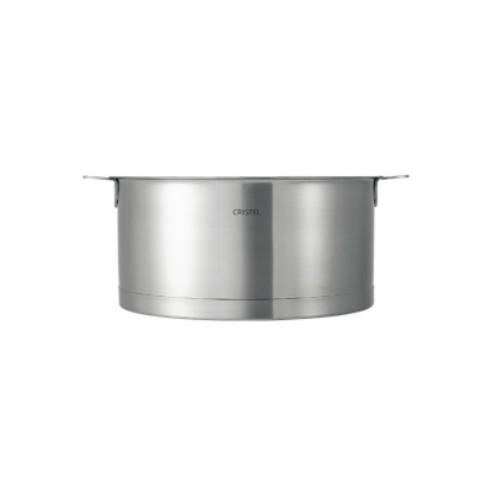 CRISTEL（クリステル） 鍋 両手鍋 深型 24cm Lシリーズ ステンレス ih