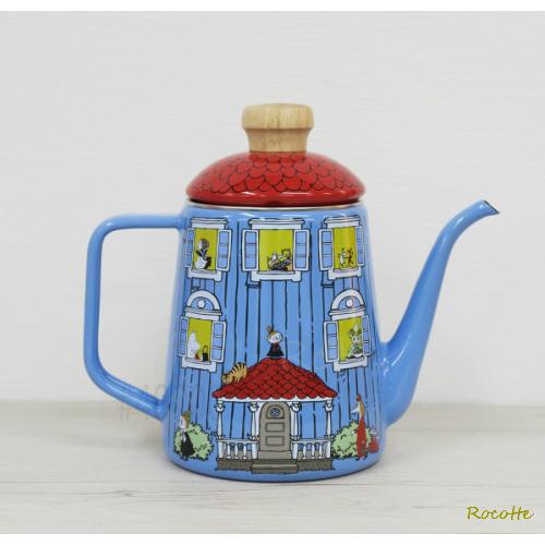 富士ホーロー ムーミン ドリップポット コーヒー 直火 ケトル おしゃれ