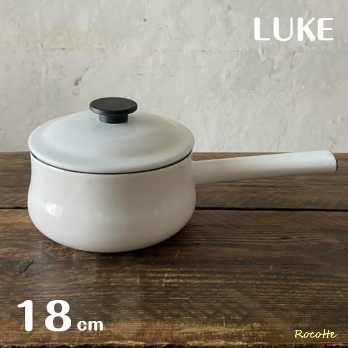 野田琺瑯（noda horo） ルーク ソースパン 片手鍋 18cm 日本製