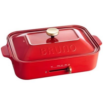 専用 新品未使用 ブルーノ イデア コンパクト ホットプレート 赤 BRUNO（ブルーノ） ホットプレート おしゃれ コンパクトBOE021-RD