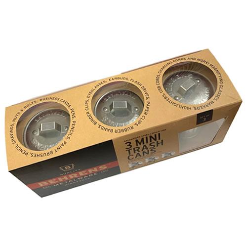 BEHRENS ミニトラッシュ缶 ３個セット MINI TRASH CANS |  | 04