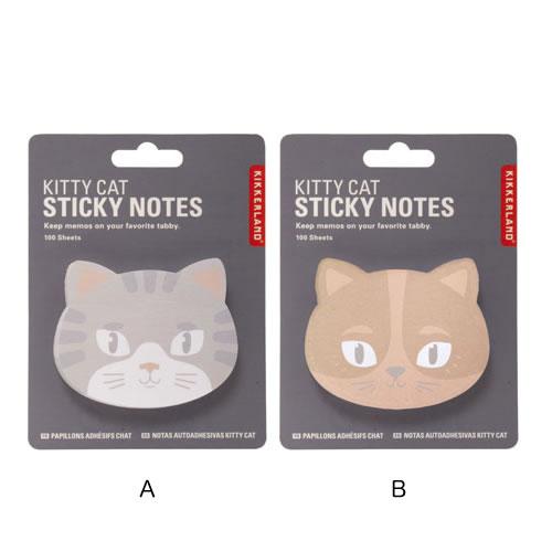 Kikkerland キティ キャット スティッキー ノート（アソートカラー入荷のため柄指定不可） ST114-A |  | 01