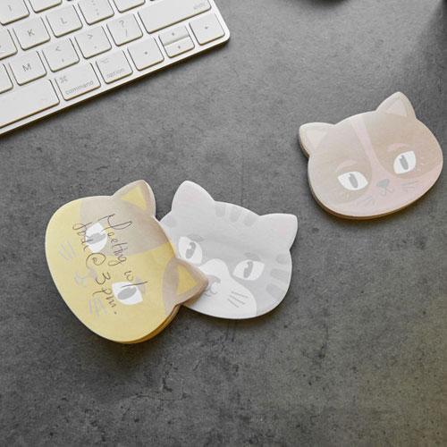 Kikkerland キティ キャット スティッキー ノート（アソートカラー入荷のため柄指定不可） ST114-A |  | 03