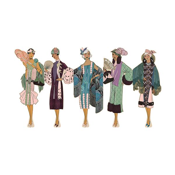 MON PETIT ART  5 ブックマーク "Les Annees Folles" レザネフォル | 