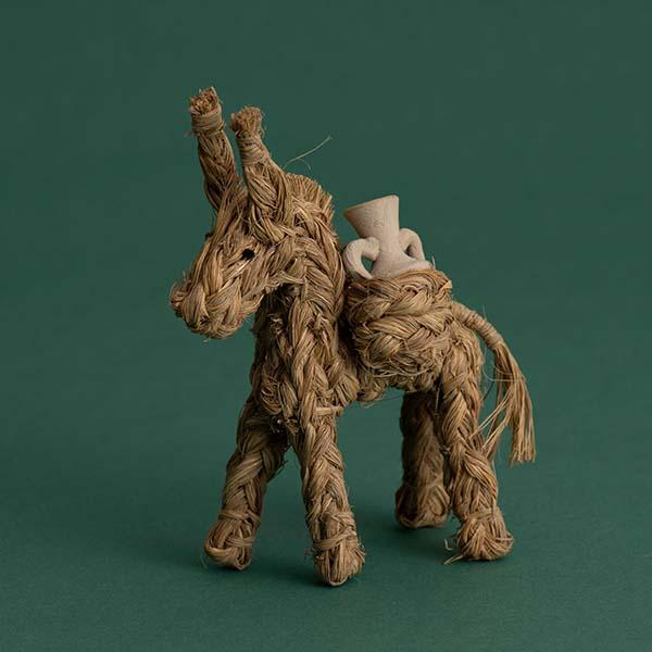 SAN JOSE ブッロ エスパルト コン カンタロス BURRO ESPARTO CON CANTAROS(15CMS) 00374-2A | 