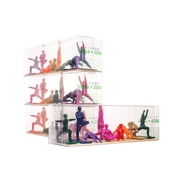 Humango ヨガジョー 9フィギュア Yoga Joes "レインボー” | DETAIL | 12