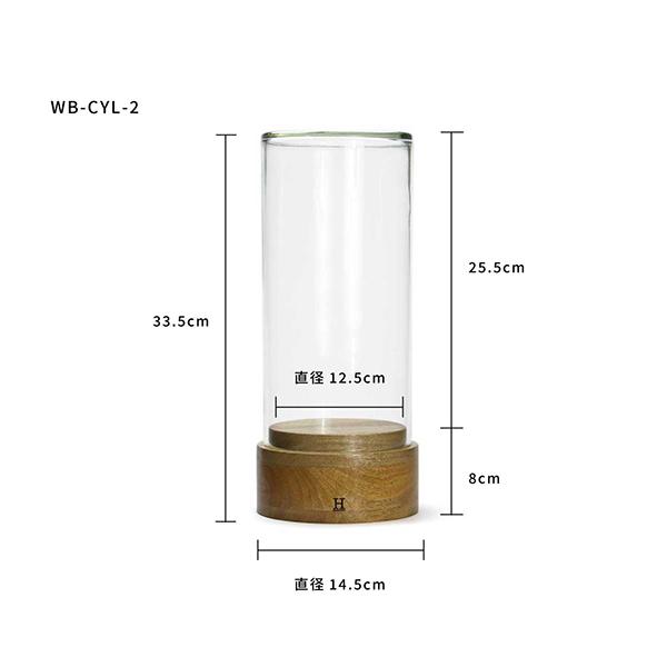 HERE ガラスドーム  "シリンダー3" WB-CYL-3 | DETAIL | 11