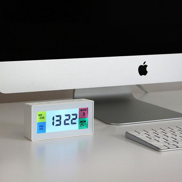 SPACE HOTEL ロボット アラーム クロック "ホワイト / ホワイト" |  | 05