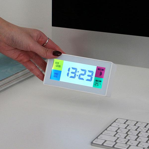 SPACE HOTEL ロボット アラーム クロック "ホワイト / ホワイト" |  | 08