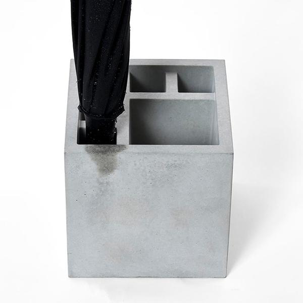+d スプラッシュ スクエア モルタル 傘立て D-862 | +d | 03