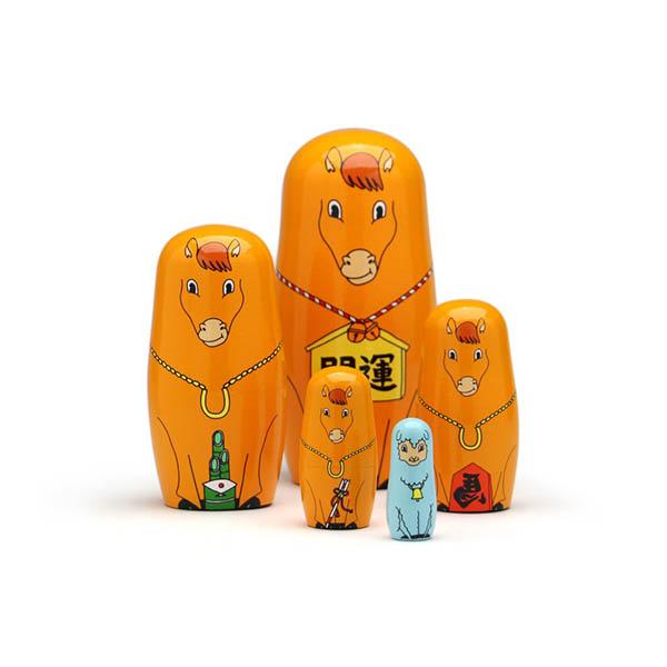 ハッピーニューホース MIDORI KOMATSU マトリョーシカ Happy New Horse | DETAIL | 07