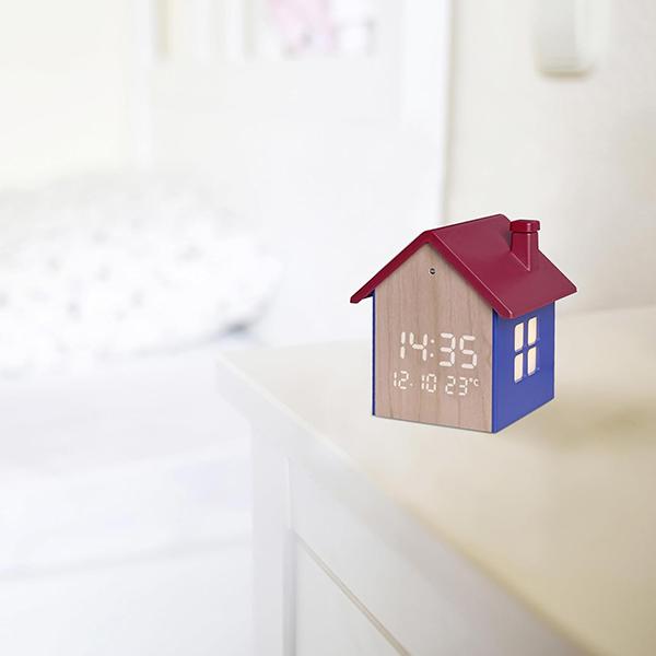 TFA デジタルアラームクロック Digital alarm clock in the shape of a little house 60.2046 | TFA Dostmann | 01