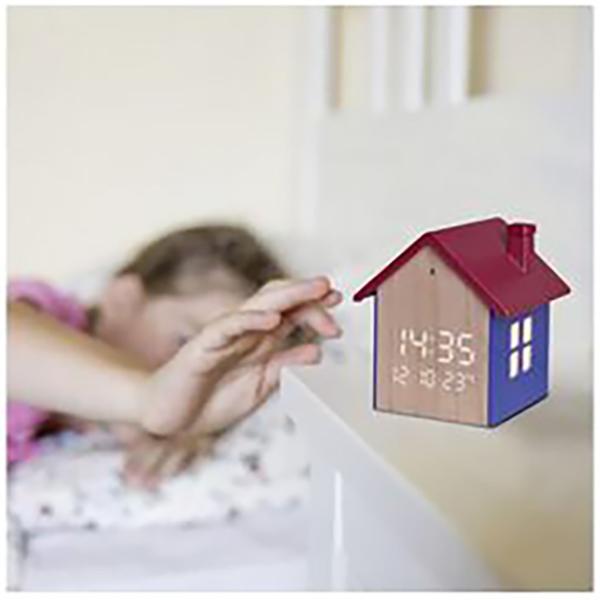 TFA デジタルアラームクロック Digital alarm clock in the shape of a little house 60.2046 | TFA Dostmann | 06