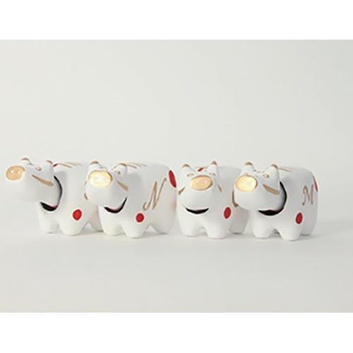 赤べこ 黄金べこ（大）日本のお土産会津張子赤べこ 約 16.0×10.0×7.0