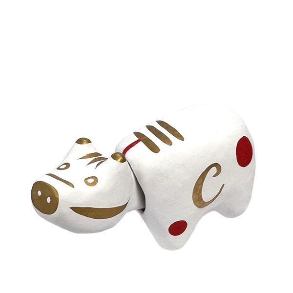 西川庄六商店 日本の縁起物 BOUDAI イニシャル 赤べこ 002696 |  | 02