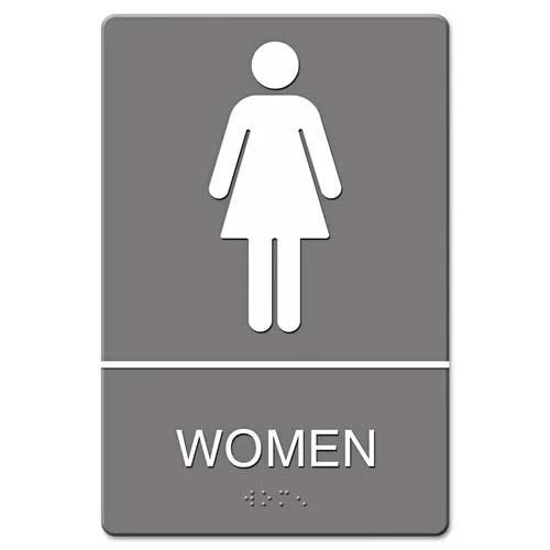 HEADLINESIGN WOMEN RESTROOM サインプレート USS4816 | 