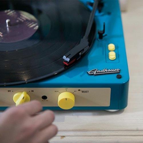 海外【海外Gadhouse レコードプレーヤー Brad Retro Record（GREEN