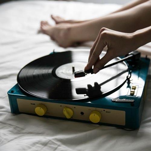 Gadhouse レコードプレーヤー Brad Retro record（IVORY）GAD001003IV