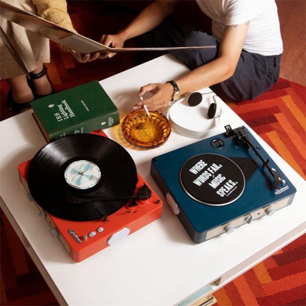 Gadhouse レコードプレーヤー Brad Retro record（NAVY）GAD001004NV