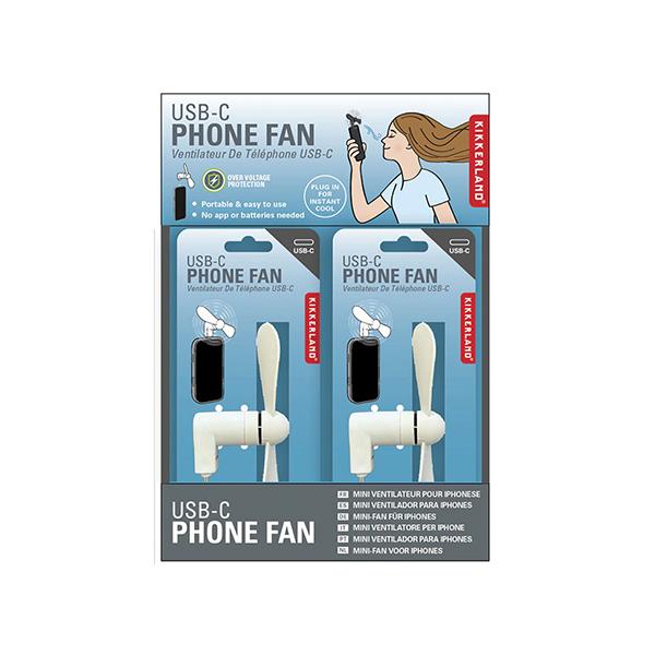 KIKKERLAND スマホ用冷却ファン USB-C Phone Fan US255 ランダムカラー カラー指定不可 | KIKKERLAND | 02