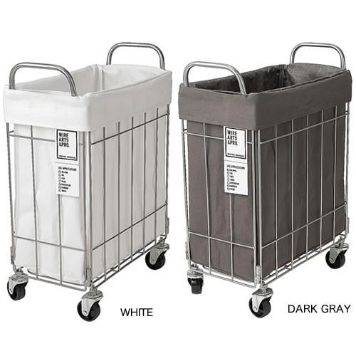 WIRE ARTS & PRO フォールディング（折り畳み）ランドリースクエアバスケット 28L キャスター付（003269） | BRID