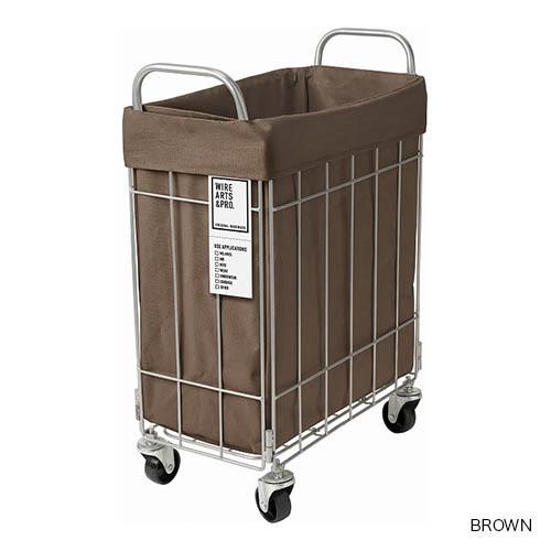 WIRE ARTS & PRO フォールディング（折り畳み）ランドリースクエアバスケット 28L キャスター付（003269） | BRID | 02