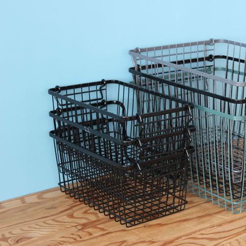 BRID スタックス ワイヤー ストレージ オープン バスケット Sサイズ（カーキ）002993 |  | 03