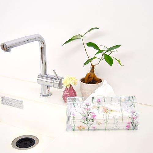 tente ティッシュケースボックス CLARTE クラルテ 3015302（FLOWER） |  | 01