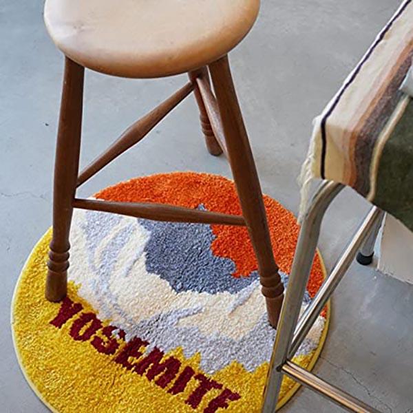 VOL. ジャーニー ラウンド ラグ "ヨセミテ-B" φ60cm | DETAIL | 04