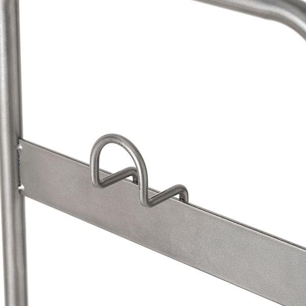 WIRE ARTS & PRO ランドリーラウンドバスケット ダブル(2段)25L×2 キャスター付 003328 | BRID | 05