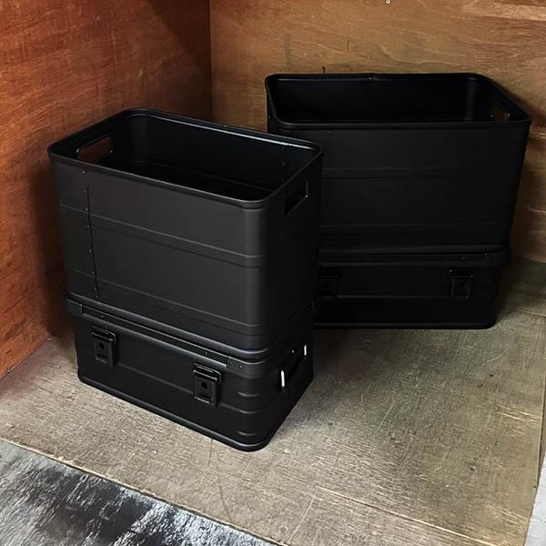 DELTA - 新品 DELTA  SB-E39BK アルミコンテナ 限定ブラック アルミ コンテナボックス DELTA / MT Extreme X 39 限定BLACK