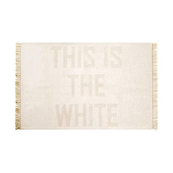 BRID フリンジラグ THIS IS THE WHITE FRINGE RUG 140×200cm（001215）ホワイト | BRID