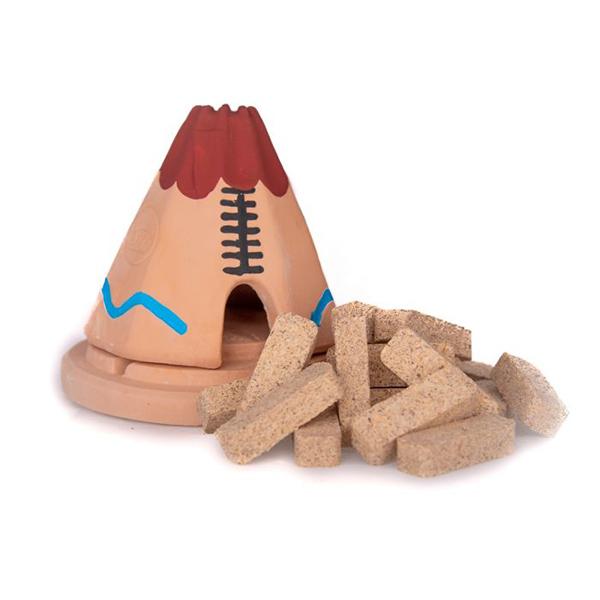 Incienso de Santa Fe ティピー Teepee インセンスバーナー 松の天然木製お香付き |  | 01